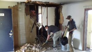 fire damage restoration in Richardson cleanup team